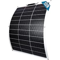 Amazon | CLEZEED クレジード 105W フレキシブルソーラーパネル